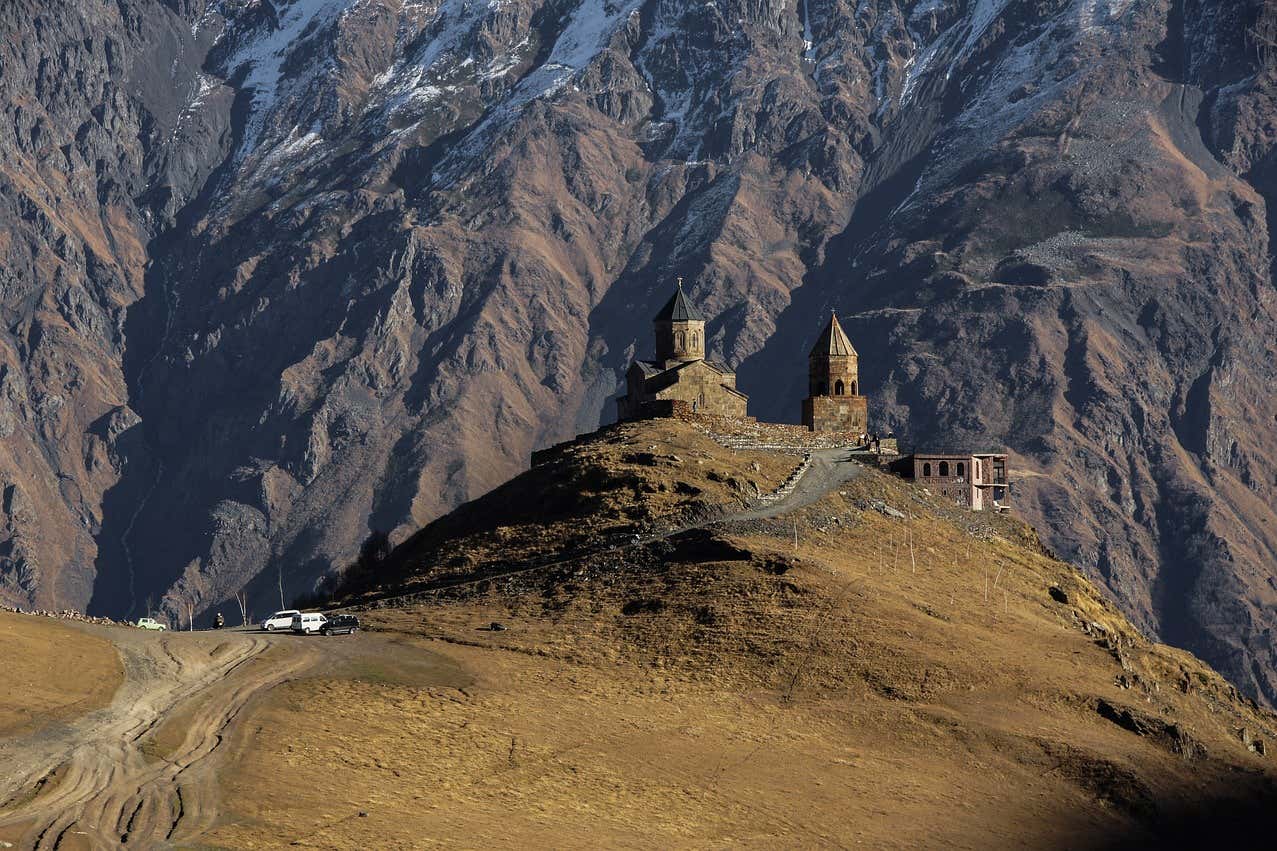 Trinity Gergeti Church, Kazbegi, Georgia