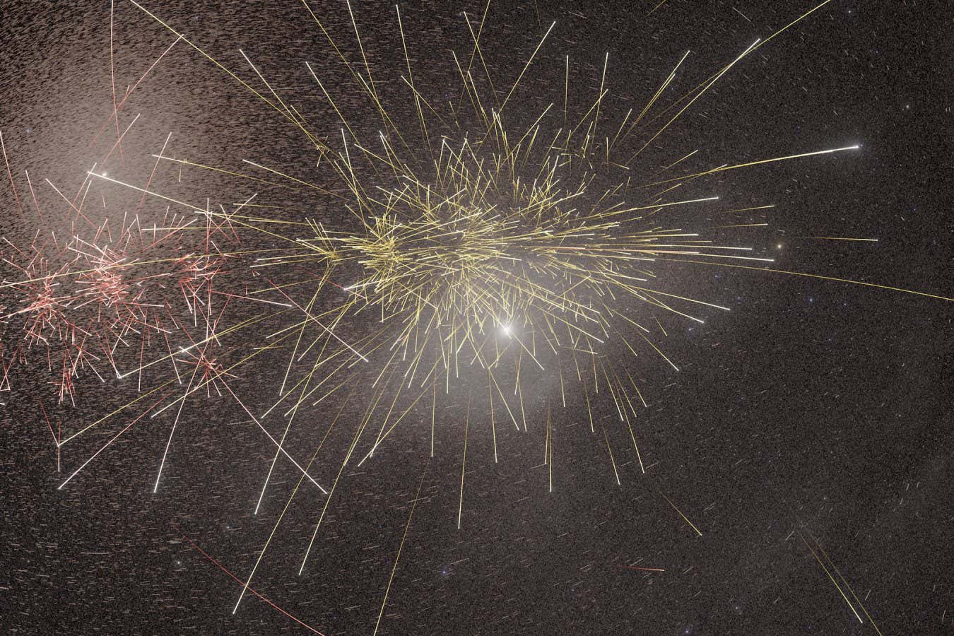 In about 1.3 million years, the star system Gliese 710 is set to pass directly through our Oort Cloud, an event visualized in a dramatic scene in Encounters in the Milky Way. During its flyby, our systems will swap icy comets, flinging some out on new paths.
